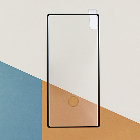 Защитное стекло на Samsung, Galaxy Note 20 Ultra (4G/5G), полный клей,прозрачное с черной рамкой, X-CASE