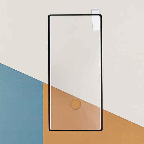 Защитное стекло на Samsung, Galaxy Note 20 Ultra (4G/5G), полный клей,прозрачное с черной рамкой, X-CASE