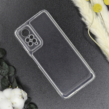Чехол силиконовый для Xiaomi Redmi Note 11 Pro (4G) Global/Note 11E Pro, с защитой камеры, X-CASE, прозрачный