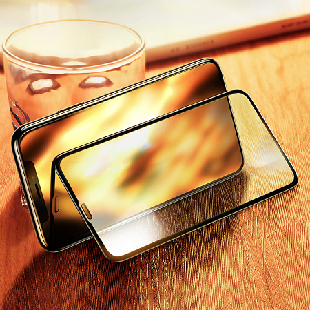 Защитное стекло на iPhone XS Max/11 Pro Max (G7), HOCO, Full screen HD tempered glass, черное