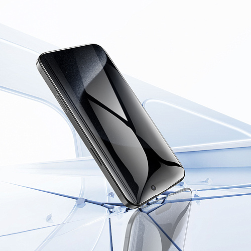Защитное стекло для iPhone 16 Pro/17, A34 Plus, HOCO, Антишпионское стекло, черное