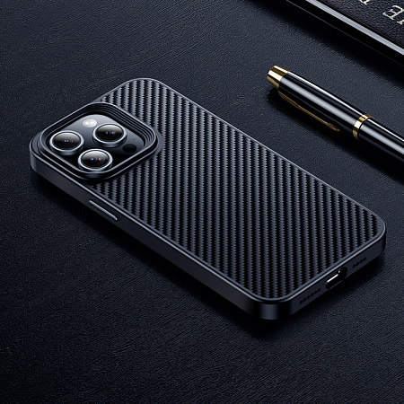 Чехол для iPhone 15 Pro, TPU, Магнитный (MagSafe), AS7, HOCO, черный