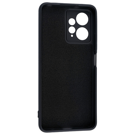 Чехол силиконовый для Xiaomi Redmi Note 12 (4G), good quality, с защитой камеры, X-CASE, черный