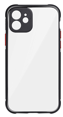Чехол силиконовый для IPhone 11, Shining series, HOCO, прозрачный с черным