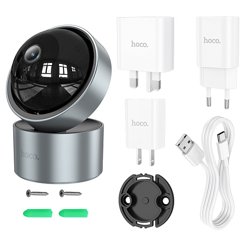 Wi-fi камера D5 PTZ HD для помещений, Носо, серый