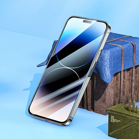 Защитное стекло на iPhone 14 Pro Max, REMAX, GL-27, черное