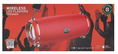 Колонка HC2 Xpress sports BT speaker, HOCO, красная