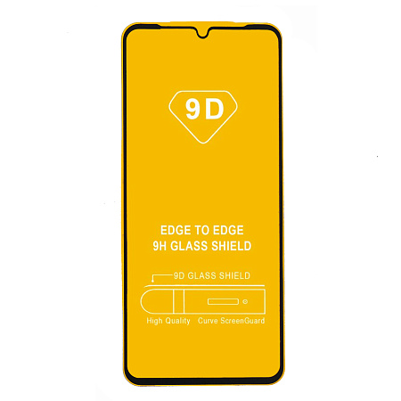 Защитное стекло на Xiaomi Redmi 14C/14R, 9D, черное, X-CASE
