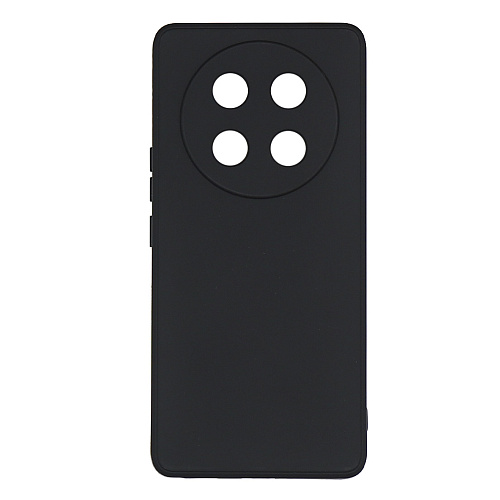 Чехол силиконовый для Honor X9C, с микрофиброй внутри, с защитой камеры, X-CASE, черный