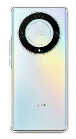 Чехол силиконовый для Honor X9A, с защитой камеры, X-CASE, прозрачный