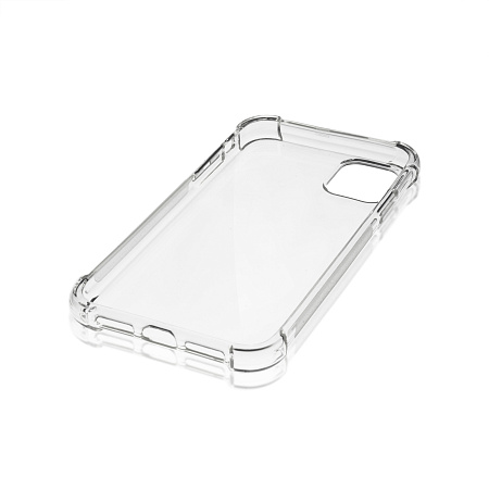 Чехол силиконовый для iPhone 11 Pro Max (6.5), усиленные края, микс, X-CASE, прозрачный