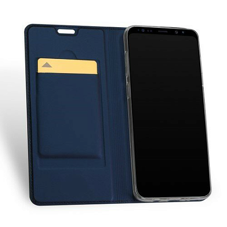 Чехол-книжка для Samsung G960F, Galaxy S9, DU DU, боковой, синий