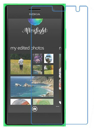 Защитное стекло на Microsoft Lumia 730, прозрачное, X-CASE
