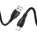 USB Кабель Micro, HOCO, X61, силиконовый, черный