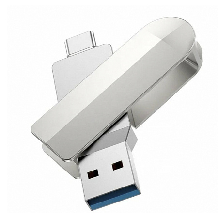 USB Flash Drive 64GB Smart Type-C (UD10) 2 в 1, скорость записи 15-30 МБ/С, скорость чтения 80-120МБ/С