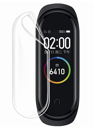 Защитная пленка на Xiaomi Mi Band 5,  (2 штуки), прозрачный