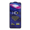 Защитное стекло на Xiaomi Redmi Note 14 (4G), HD+, прозрачное с черной рамкой, X-CASE