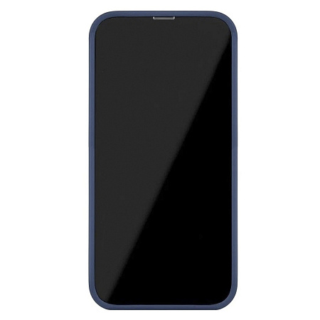 Чехол-накладка для iPhone 14 Pro Max, Silicon Case, без лого, темно-синий