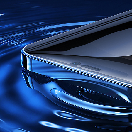 Защитное стекло на iPhone 12 Pro Max (6.7) A777 Plus, HOCO, антишпионское, черное