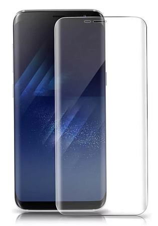 Защитное стекло на Samsung Galaxy S8, 5D, прозрачное, X-CASE
