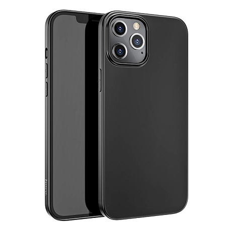 Чехол силиконовый для IPhone 12 Pro Max (6.7), Fascination series TPU, HOCO, черный