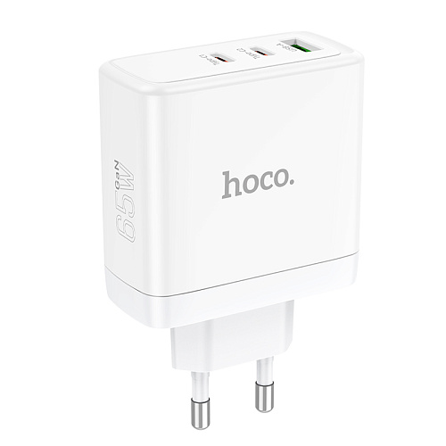 Сетевое зарядное устройство, 3 PD 45W/20W + 1 USB 18W (N30), HOCO, белый