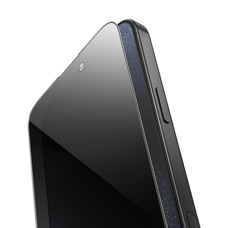 Защитное стекло на iPhone 16 Pro, Privacy, черное, X-CASE