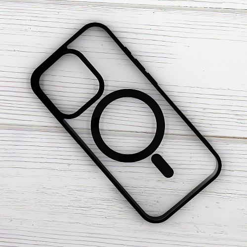 Чехол силиконовый для iPhone 16 Pro, Магнитный (MagSafe), X-CASE, черный