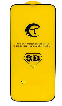 Защитное стекло на iPhone 12 (6.1)/12 PRO (6.1), 9D, черное, X-CASE