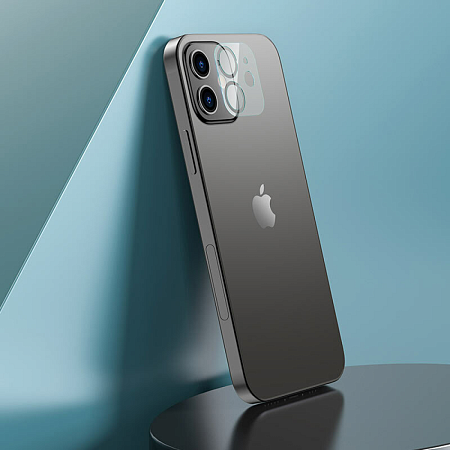 Защитное стекло на iPhone 12 mini (5.4) V11 2в1, HOCO, на заднюю камеру, прозрачное