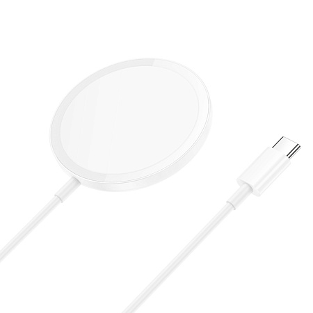 Беспроводное зарядное устройство, CW52, Type-C, HOCO, Magsafe, белый