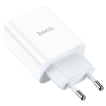 Сетевое зарядное устройство, 1 PD 20W + 1 USB 3.0 QC (C97A), HOCO, белый