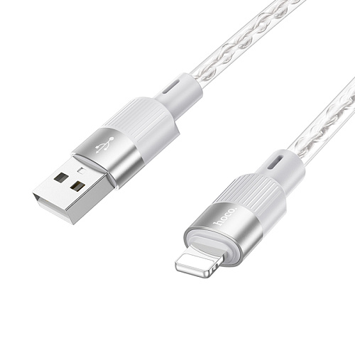 USB дата кабель Lightning, HOCO, X99, 1M, серый