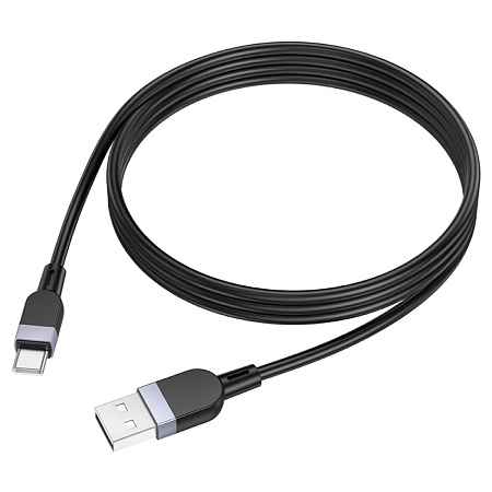 Usb кабель Type-C, HOCO, X109, силиконовый, 1м, черный