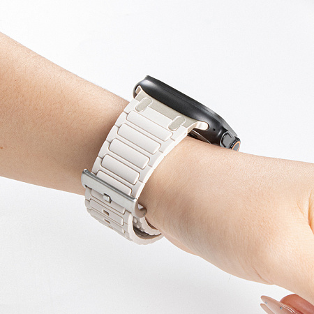 Ремешок на руку для Apple Watch 44/45/46/49 мм, HOCO, WA35, силиконовый, синий