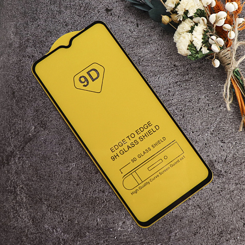 Защитное стекло на Infinix Note 30i, 9D, прозрачное с черной рамкой, X-CASE