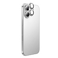 Защитное стекло для iPhone 17, V16, HOCO, на заднюю камеру, алюминий, серебряный