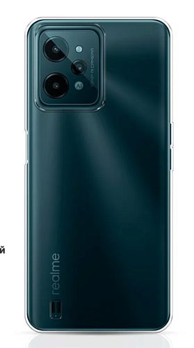 Чехол силиконовый для Realme C31, X-CASE, прозрачный