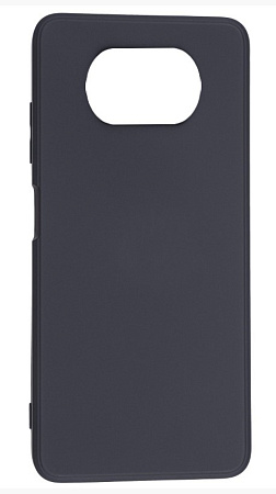 Чехол силиконовый для Xiaomi Poco X3/Poco X3 Pro/Poco X3 NFC, X-CASE, черный