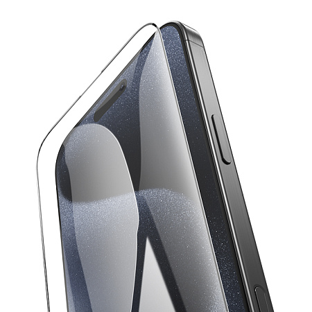 Защитное стекло для iPhone 16 Pro Max, G14, HOCO, Guardian shield series full-screen HD tempered glass, черное
