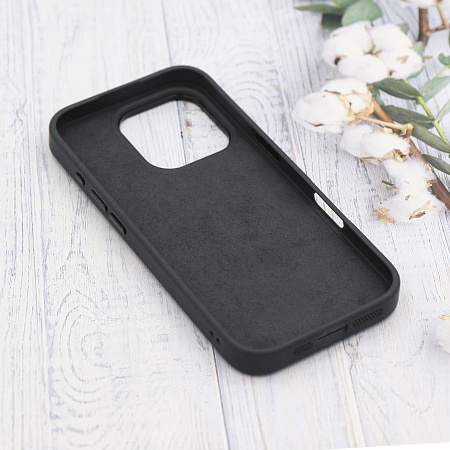 Чехол-накладка для iPhone 16 Pro, с экраном, без лого, X-CASE, черный