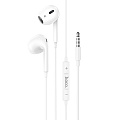 Проводные наушники M101 Max, Crystal grace wire-controled digital earphones with microphone, HOCO, белые