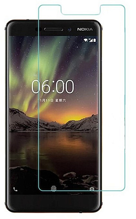 Защитное стекло на Nokia 6 (2018)/ 6.1, прозрачное, X-CASE