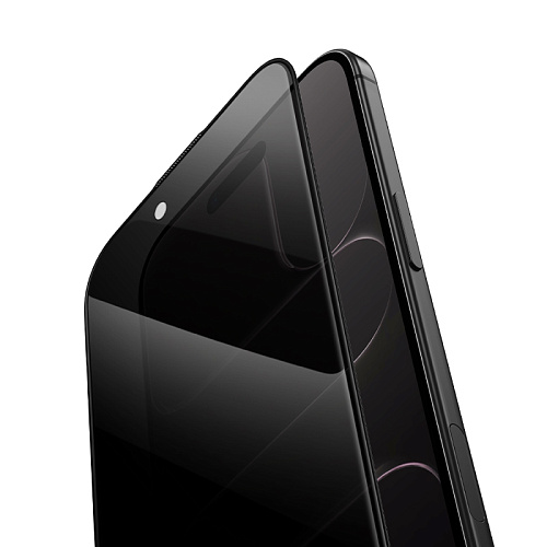 Защитное стекло для iPhone 17 Air, G15, HOCO, Guardian shield series full-screen anti-spy tempered glass, черное
