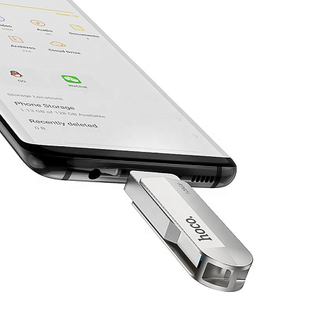 USB Flash Drive 16GB Smart Type-C (UD10) 2 в 1, скорость записи 15-30 МБ/С, скорость чтения 80-120МБ/С