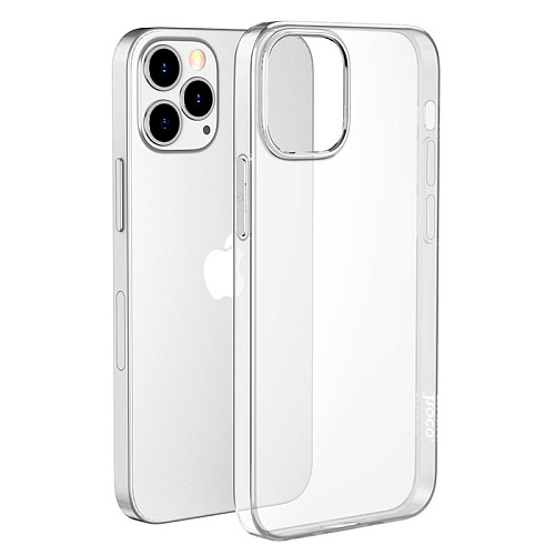 Чехол силиконовый для IPhone 12 Pro Max (6.7), Light series TPU, HOCO, прозрачный