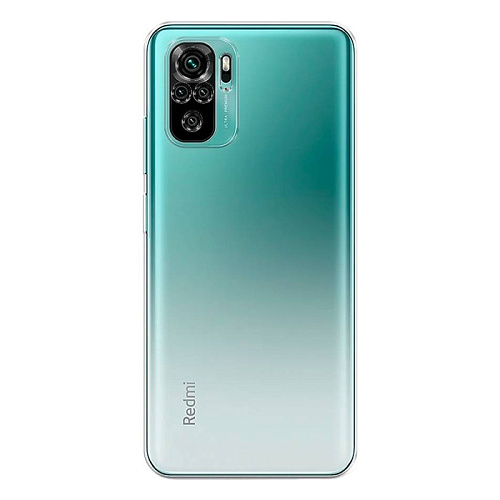 Чехол силиконовый для Xiaomi Redmi Note 10 (4G)/Note 10S, с защитой камеры, X-CASE, прозрачный
