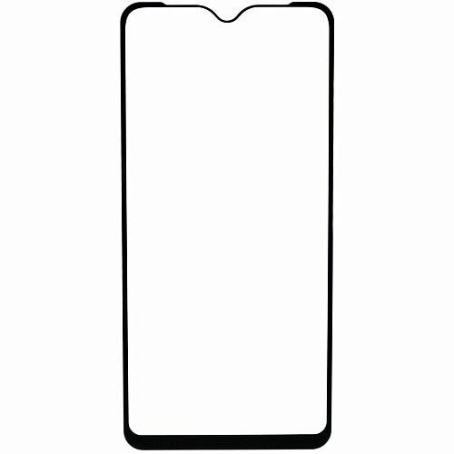 Защитное стекло на Realme Nazro 50i Prime/C30/C30S/C31/C33/C35,  черное, X-CASE