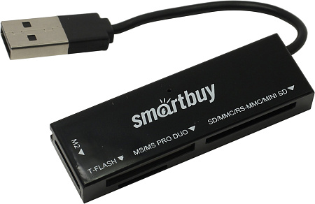 Картридер SBR-717-K, Smartbuy, черный