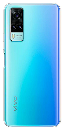 Чехол силиконовый для Vivo Y31 2021/ Y51 2020, X-CASE, прозрачный